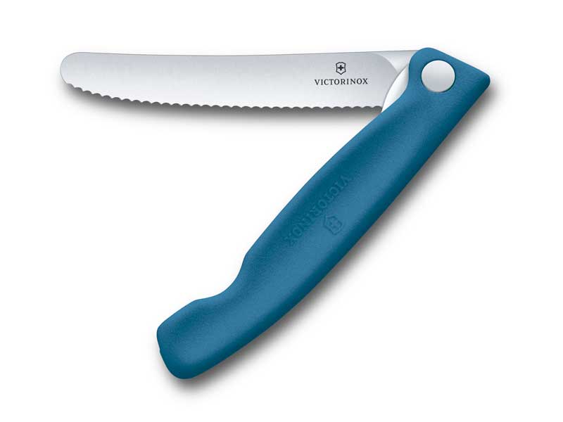 Couteau office pliant Victorinox Swiss Classic 11 cm - manche bleu