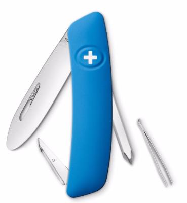 Couteau Swiza multifonctions D02 junior bleu