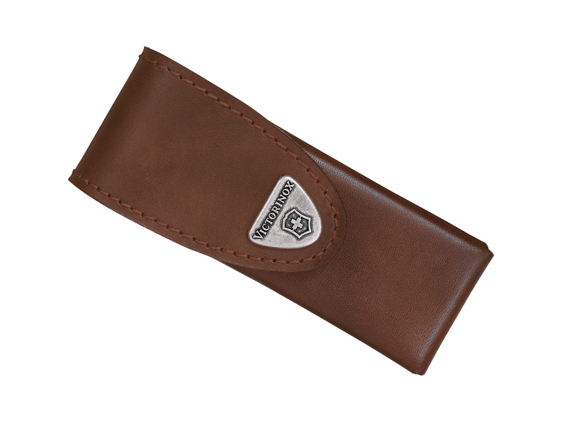 Etui cuir marron Victorinox pour Swisstool Spirit