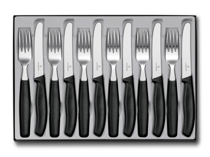 Ménagère 12 pieces VictorinoxSwiss Classic noir