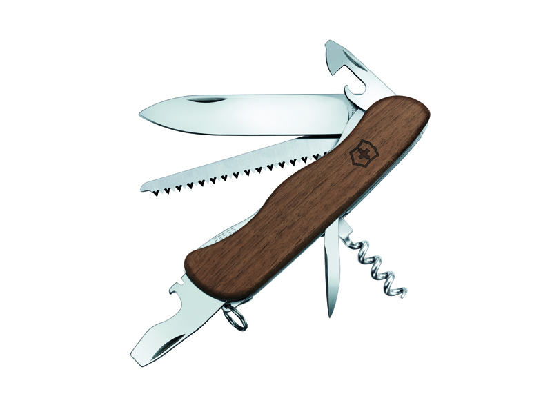 Couteau suisse pliant Victorinox Forester Wood - manche 111 mm noyer