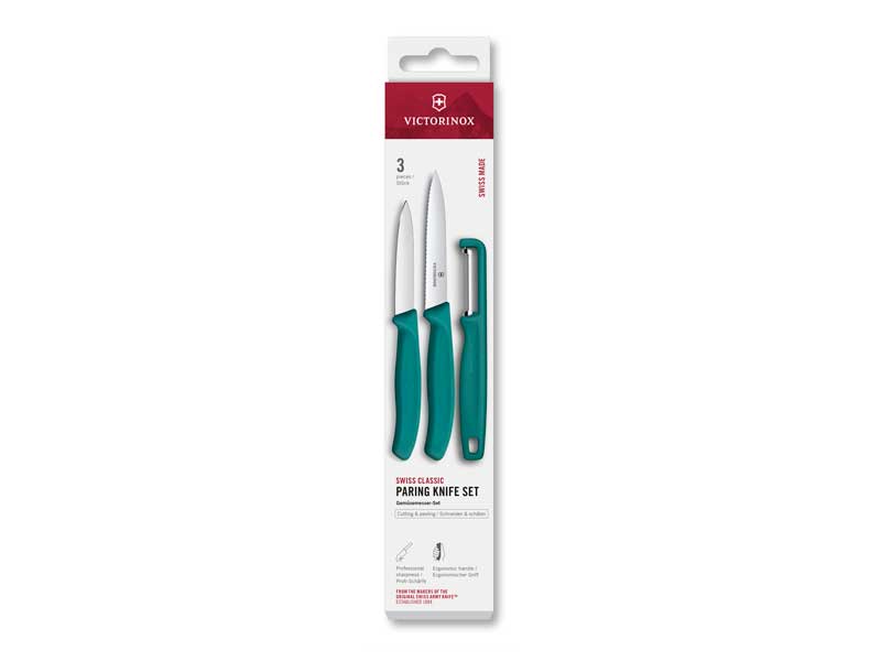 Set 3 pièces Victorinox Swiss Classic vert