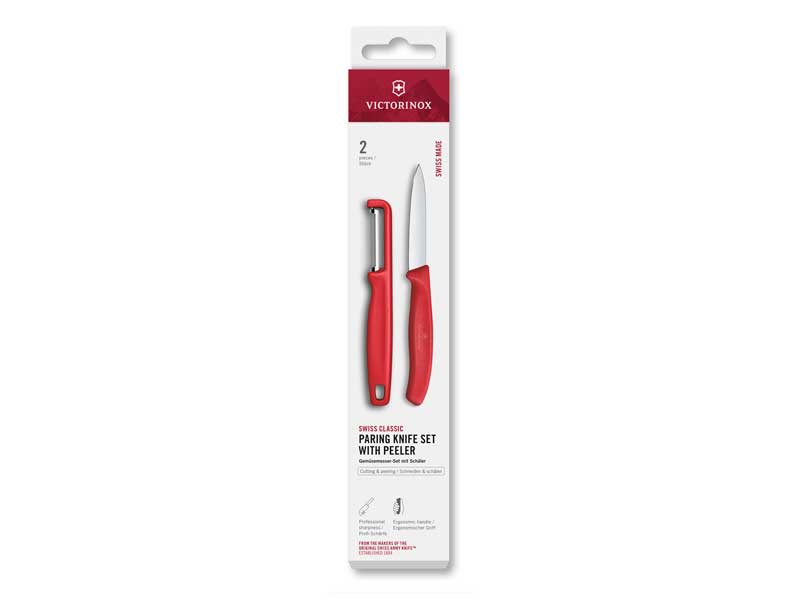 Set 2 pièces Victorinox Swiss Classic rouge