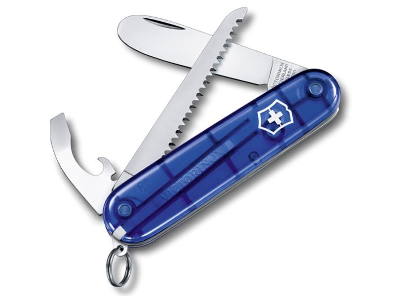 Couteau suisse My First Victorinox saphir + scie - manche bleu