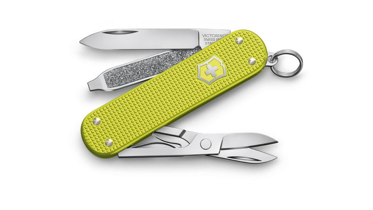 Canif Victorinox classic Alox édition limitée 2023 - Jaune électrique