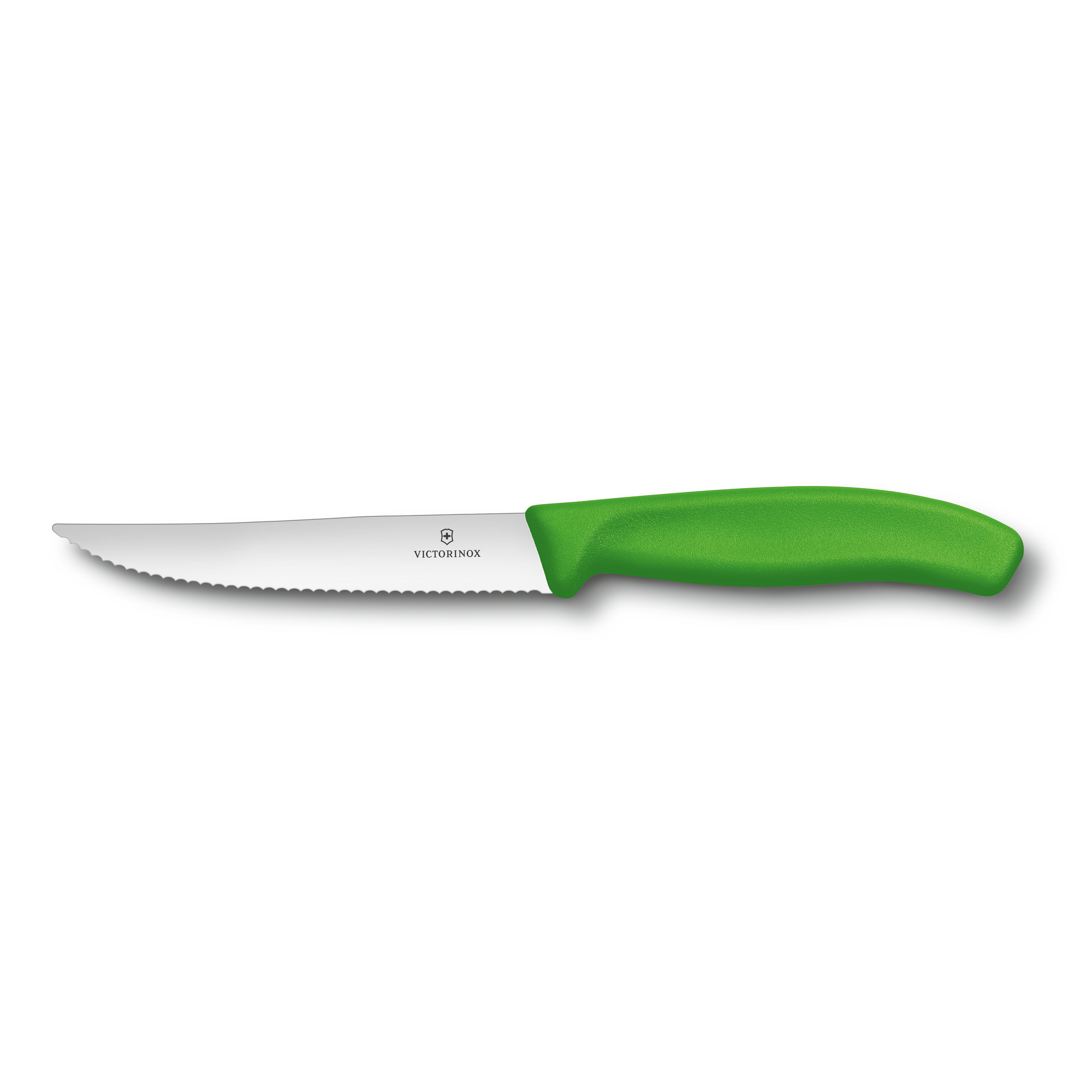 Couteau à steak Victorinox Swiss Classic lame dentée 12 cm - manche vert