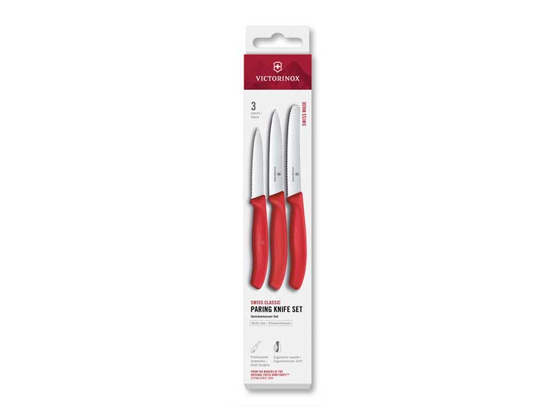 Set 3 pièces Victorinox Swiss Classic rouge