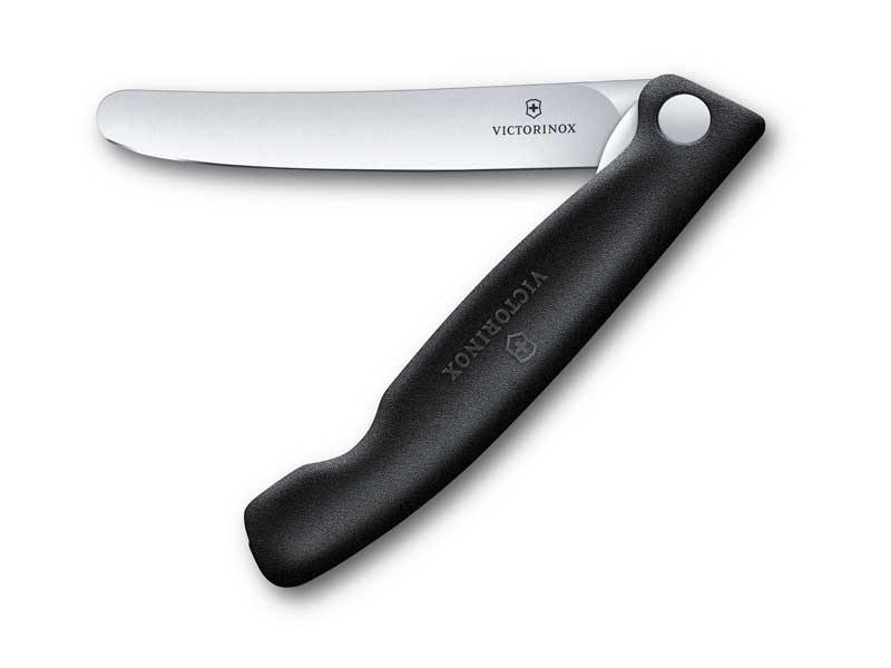 Couteau office pliant Victorinox Swiss Classic lame lisse 11cm - manche noir