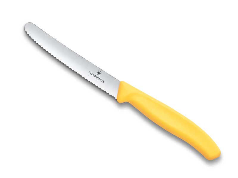 Couteau tomate Victorinox Swiss Classic 11 cm - manche jaune