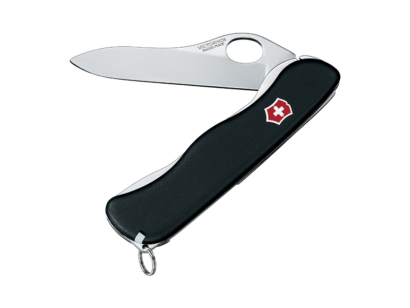 Couteau multifonctions Victorinox Sentinel One Hand Clip - manche 111 mm noir