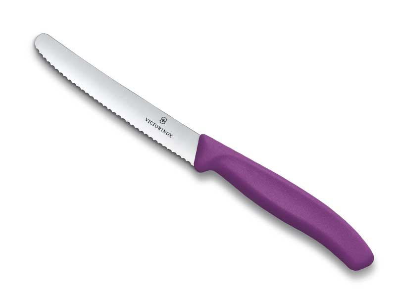 Couteau tomate Victorinox Swiss Classic 11 cm - manche violet