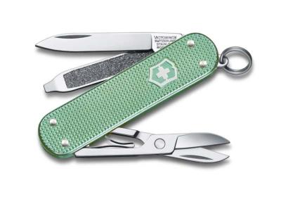 Mini couteau suisse Victorinox Classic SD Alox Minty Mint