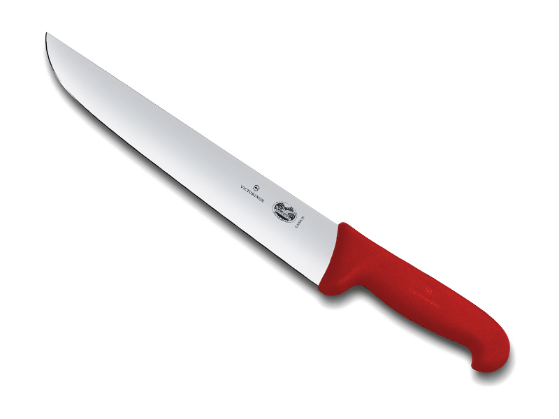 Couteau de boucher Victorinox 28 cm - manche rouge
