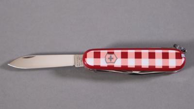Couteau Victorinox édition limitée Huntsman Vichy rouge