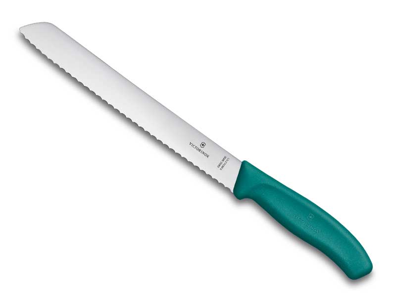 Couteau à pain Victorinox Swiss Classic lame 21 cm - manche vert