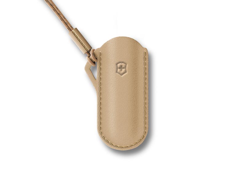 Pochette cuir Victorinox Wet Sand pour canif classic